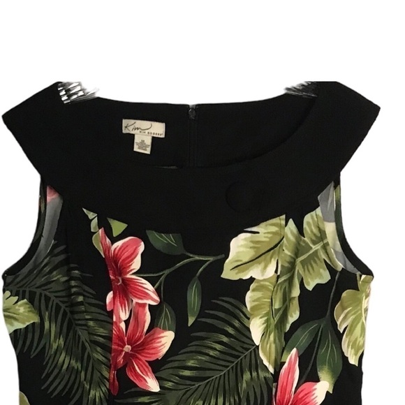 Kim Rogers Tropical Print Dress Size 12 - Picture 4 of 14